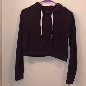 Crop top hoodie